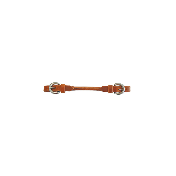 Lakota round leather curb chain MO00204