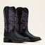 Ariat Round up wide square toe stretchfit Westernlaars voor dames