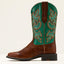 Ariat Round up wide square toe stretchfit Westernlaars voor dames