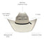 American hat makers Bozeman | Womens Straw Cowgirl Hat