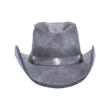 American hat makers Cyclone | Mens Leather Cowboy Hat