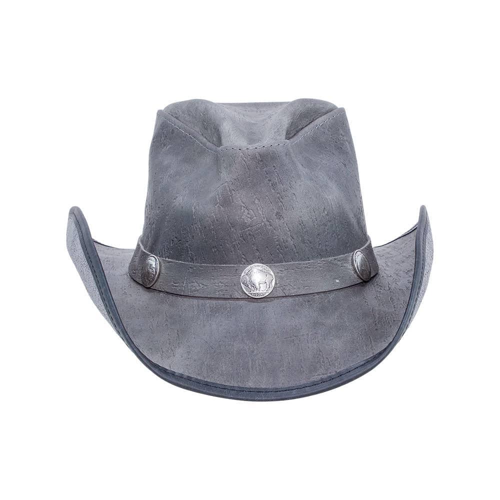 American hat makers Cyclone | Mens Leather Cowboy Hat