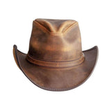American hat makers Cyclone | Mens Leather Cowboy Hat