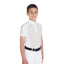 Equestro boys slim fit competition polo shirt with four buttons - HorseworldEU