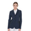 Equestro women's competition jacket three buttons perforated fabric - HorseworldEU