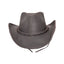 American hat makers Hollywood | Womens Leather Cowgirl Hat