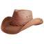 American hat makers Hollywood | Mens Leather Cowboy Hat