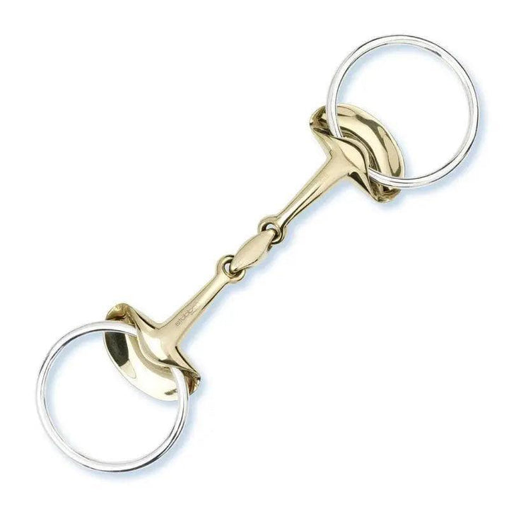 Stübben golden wings snaffle bit double broken Stübben